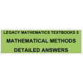 Legacy Mathematical Methods - Detailed Answers